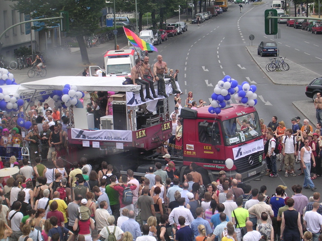 Parading in Berlin